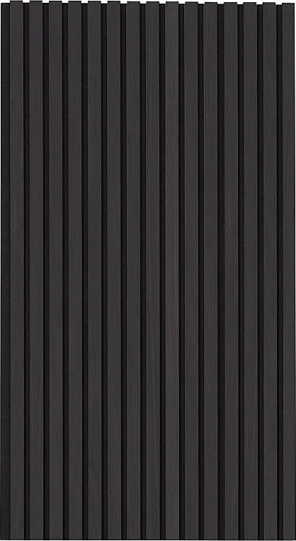 Panely Akustyczne z Drewnianych Płotek SucceBuy 120 x 60 cm, Współczesny Dekor, Czarny Buk