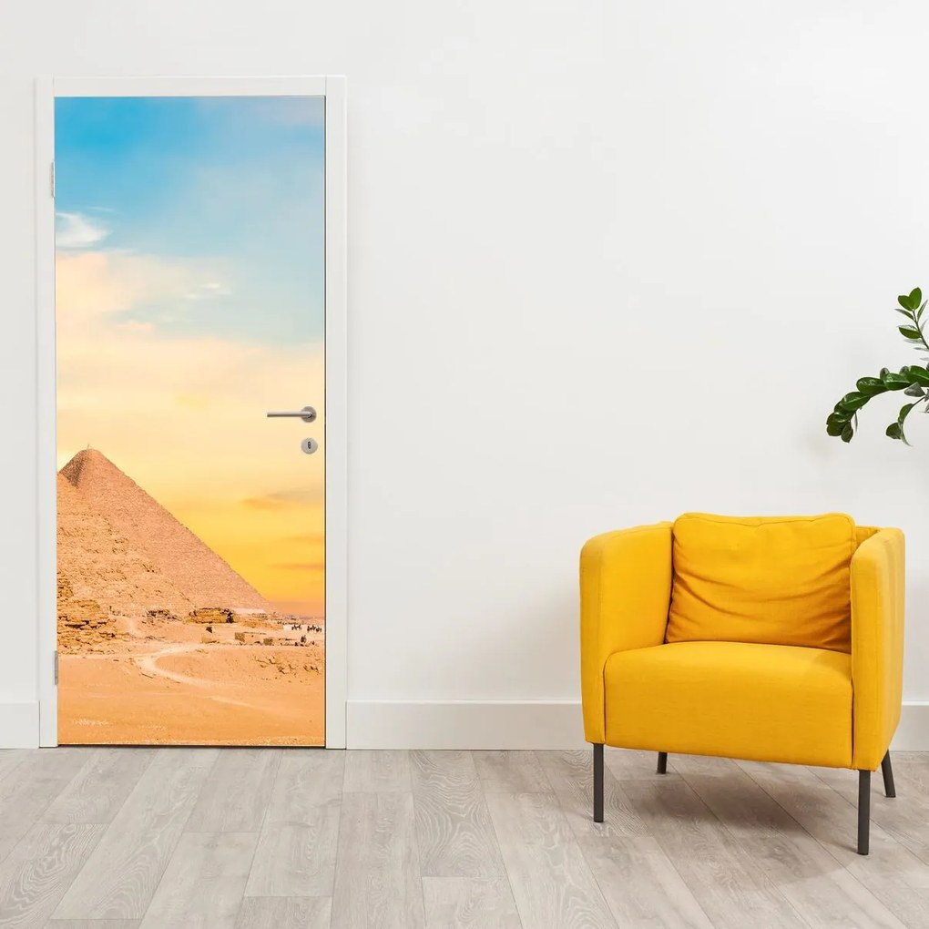 Fototapeta na drzwi - Egipskie piramidy (95x205cm)
