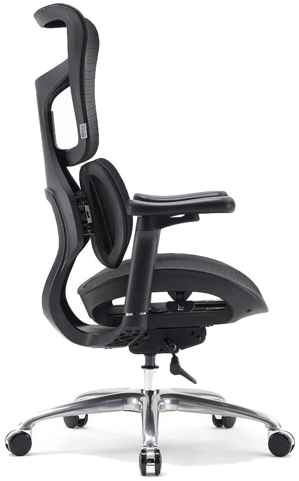Fotel biurowy z siatki Astro, ergonomiczny, zgodny z normą BHP