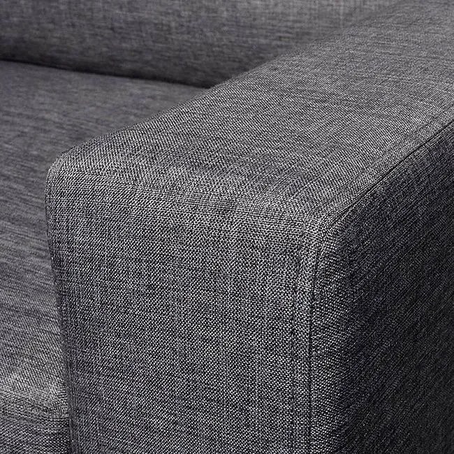 Stylowa trzyosobowa ciemnoszara sofa - Izarra 3X