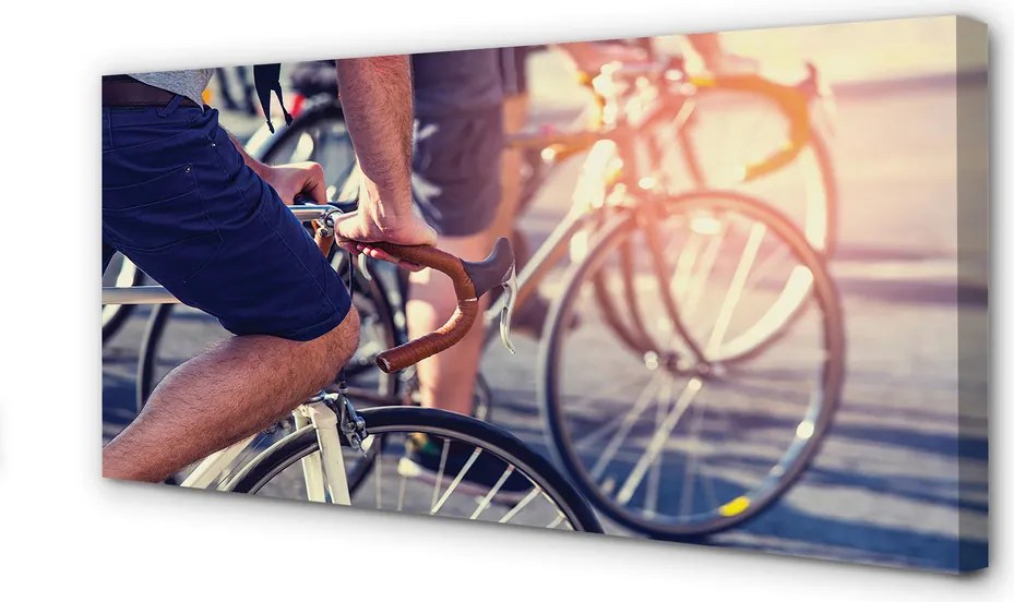 Obraz canvas na ścianę Wspólna Wyprawa Rowerowa