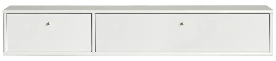 Biała szafka pod TV 136x22 cm Mistral – Hammel Furniture