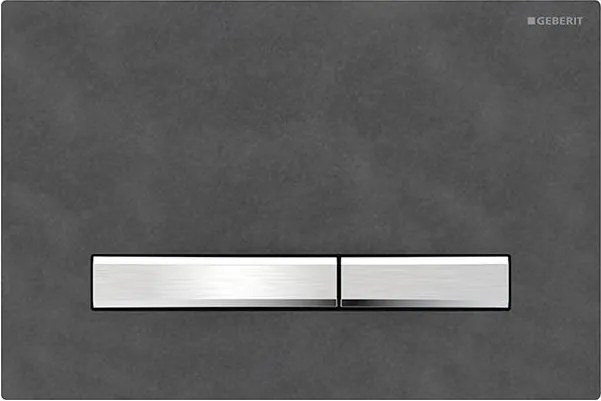 Geberit 115.788.JM.2 - Przycisk spłukujący Sigma50 24,6x16,4 cm, łupkowy/matowy chrom