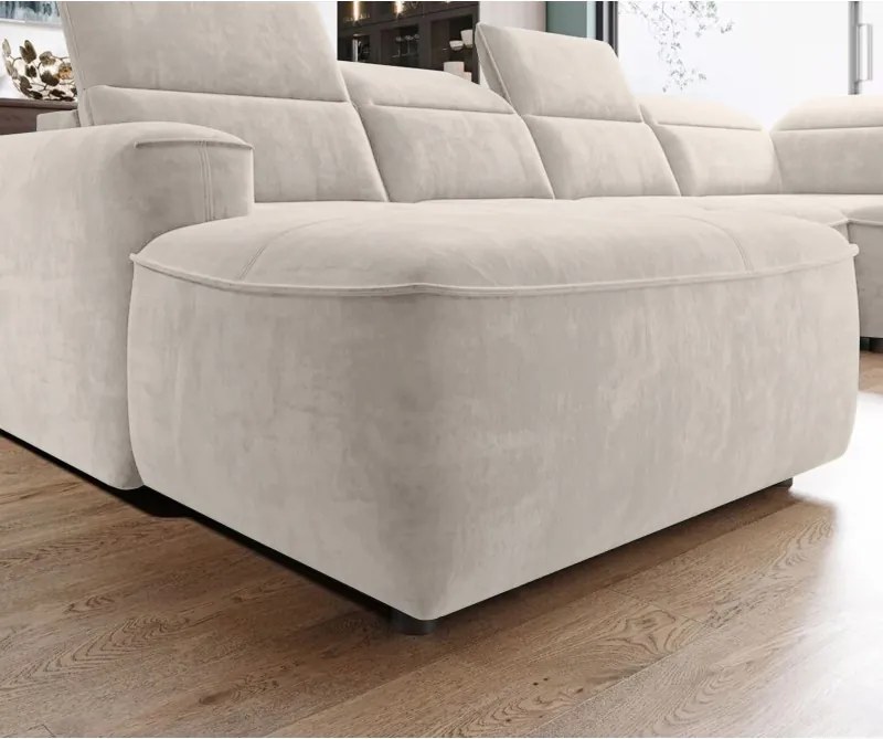 Narożnik COLOMBO XL z elektryczną funkcją spania i pojemnikiem WERSAL