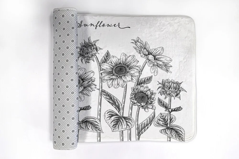 Dywanik łazienkowy Dywanik łazienkowy Słoneczniki Kwiaty