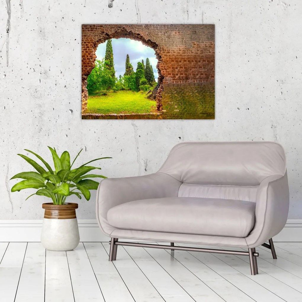 Obraz - Ogród Eden (70x50 cm)