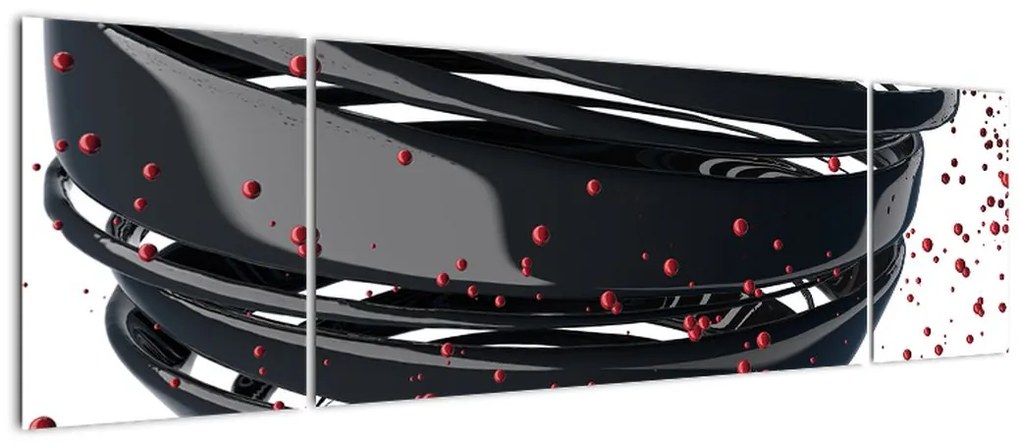 Obraz - Abstrakcja kuli ziemskiej (170x50 cm)