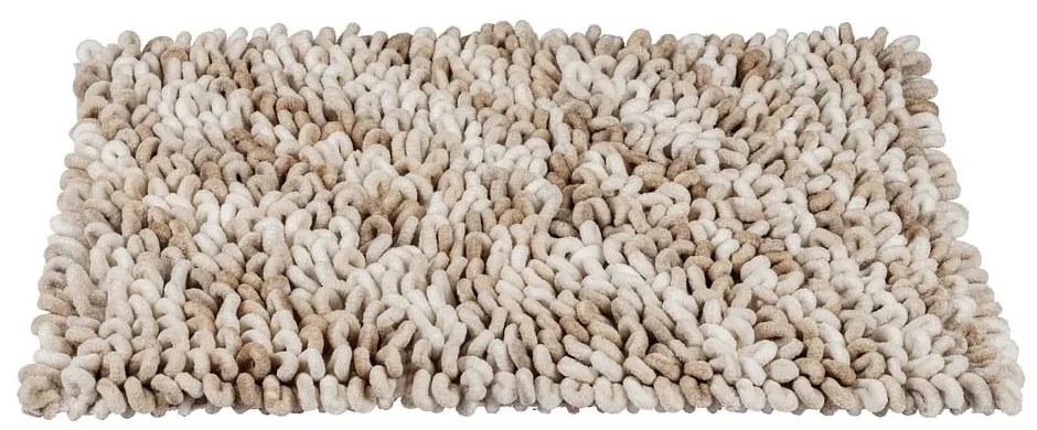 Beżowy tekstylny dywanik łazienkowy 60x90 cm Lerici – Wenko
