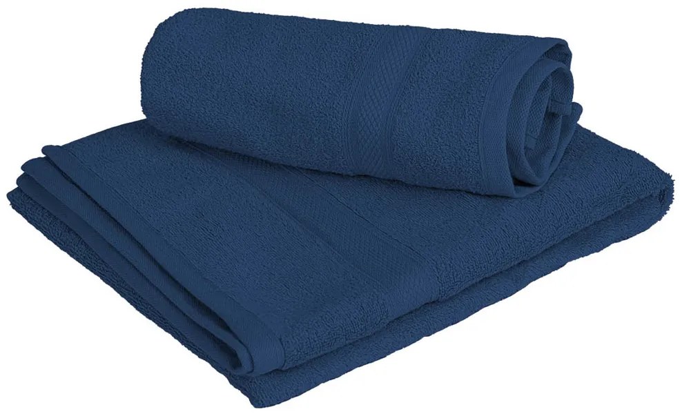 Ręcznik CLARYSSE ELEGANCE 60x110 cm ciemnoniebieski, 100% bawełna