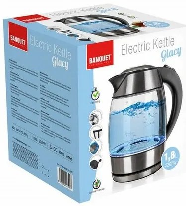 Banquet Czajnik bezprzewodowy GLACY 1,8 l,