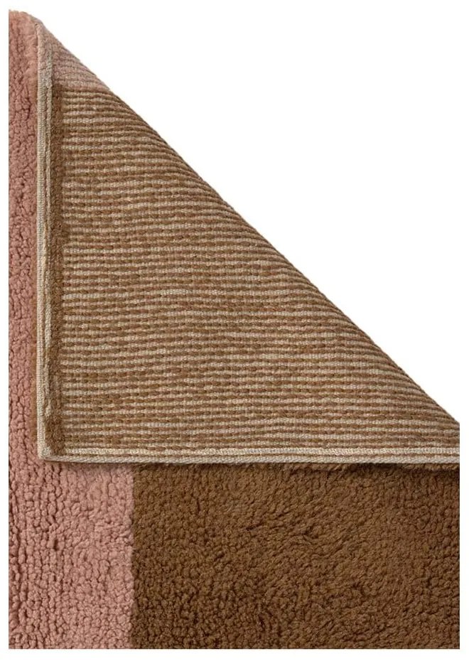 Wełniany chodnik tkany ręcznie 80x230 cm Chroma Spiced Coral – Lorena Canals