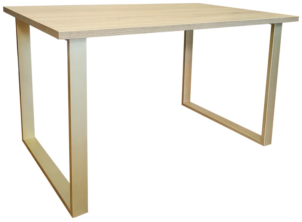 Stół do salonu kuchni 70x120x28 LOFT złoty Dąb Sonoma