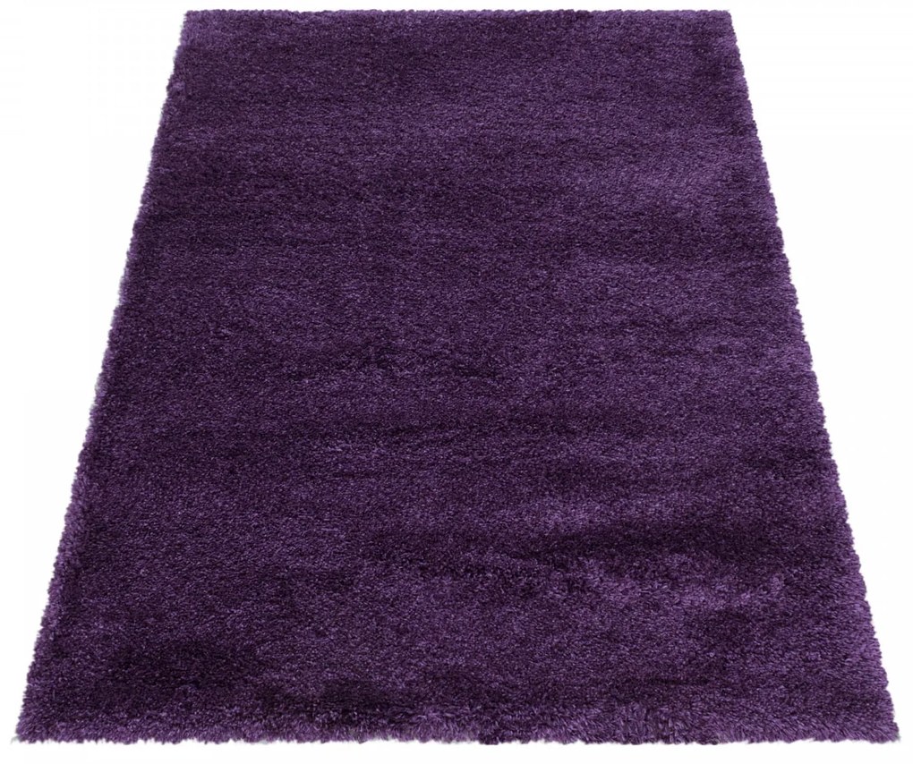 Dywan shaggy Fluffy Super Soft fioletowy 200 cm x 290 cm