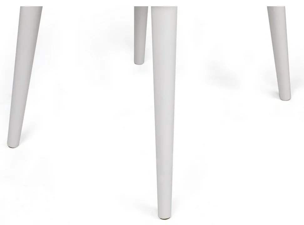 Zestaw krzeseł do jadalni Alfa Cream and White, 2szt.