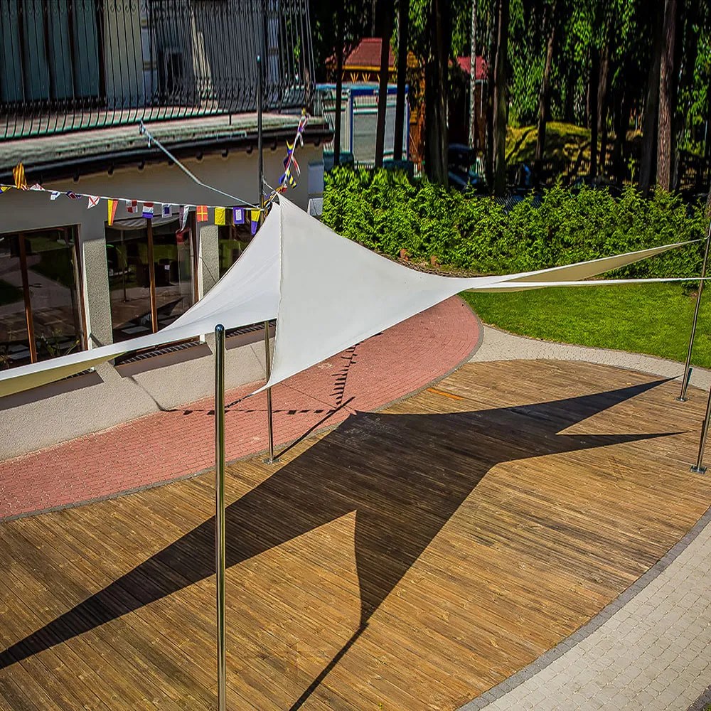 Żagiel cieniujący 3,6 x 3,6 x 3,6 m UV50+PA ecru PATIO
