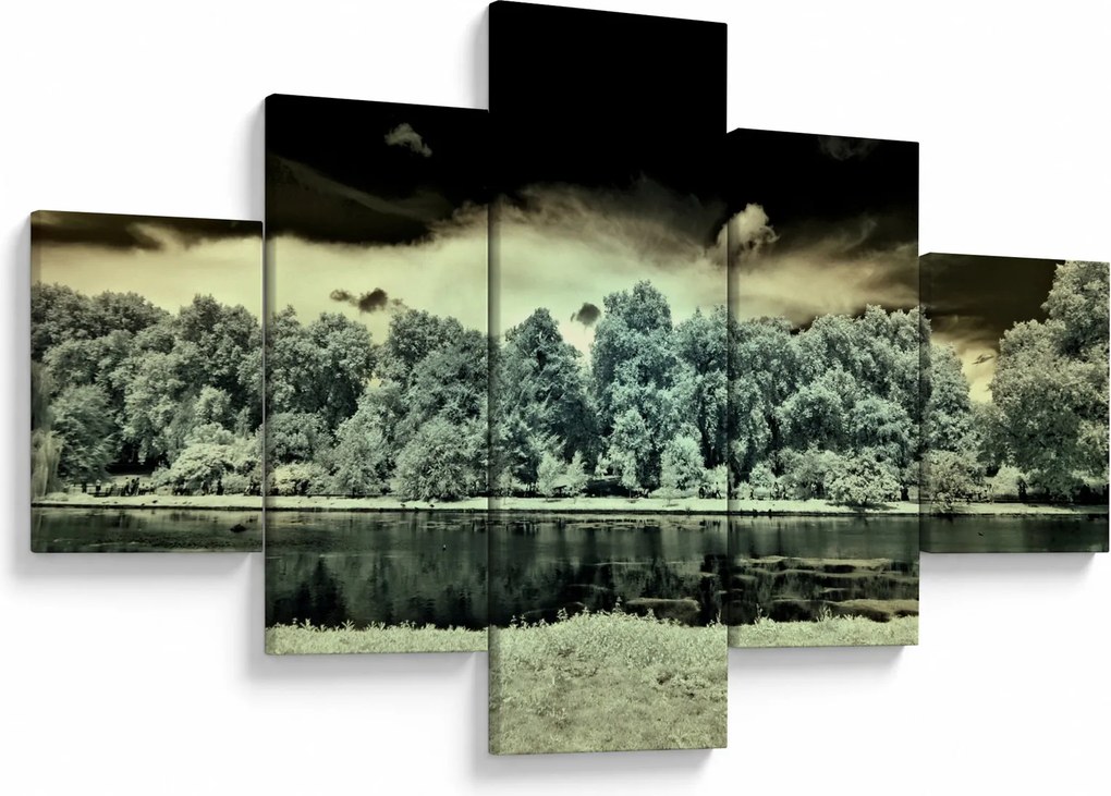 Obraz akwenu wodnego (125x70 cm)