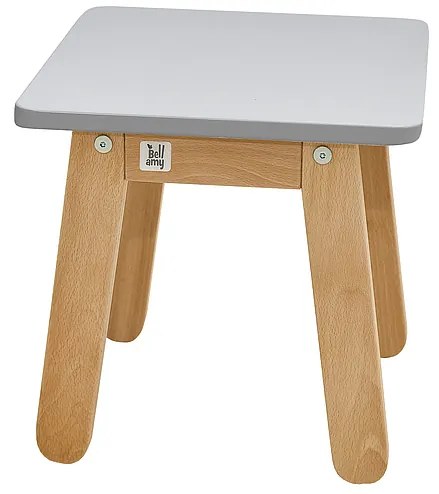 Szare dziecięce krzesełko WOODY GREY