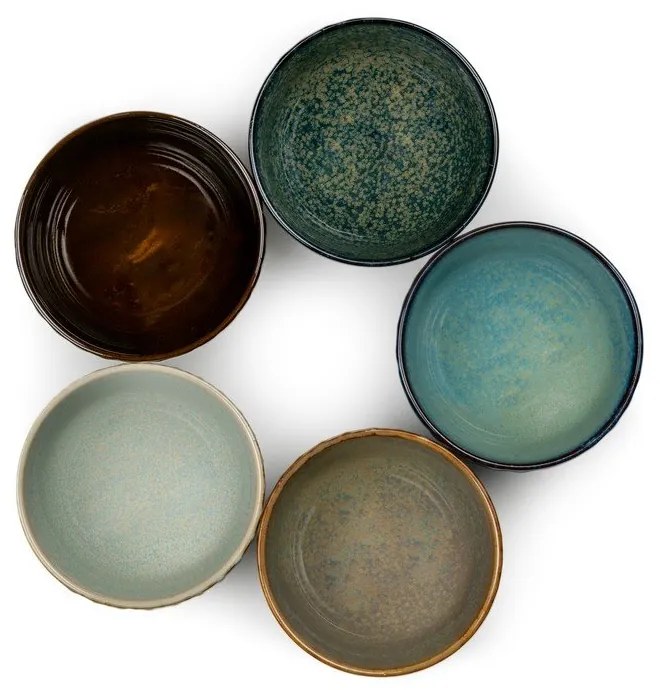 Porcelanowe filiżanki zestaw 5 szt. 200 ml Sara – Bredemeijer