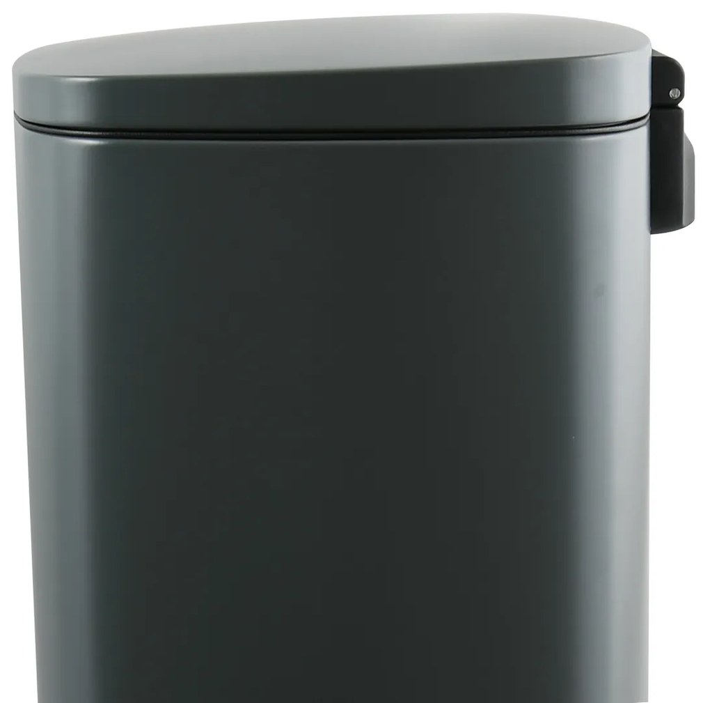 Spirella Kosz na śmieci z pedałem soft-close Akira 50 l, matowy szary, 50 l