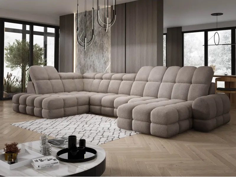 Narożnik TOLLO XL Lewostronny Elektryczna regulacja Tkanina ANTHOLOGY 06 WERSAL