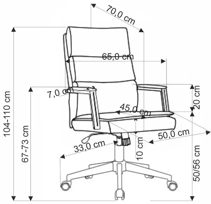 Oliwkowy tapicerowany fotel z systemem tilt L1-G07