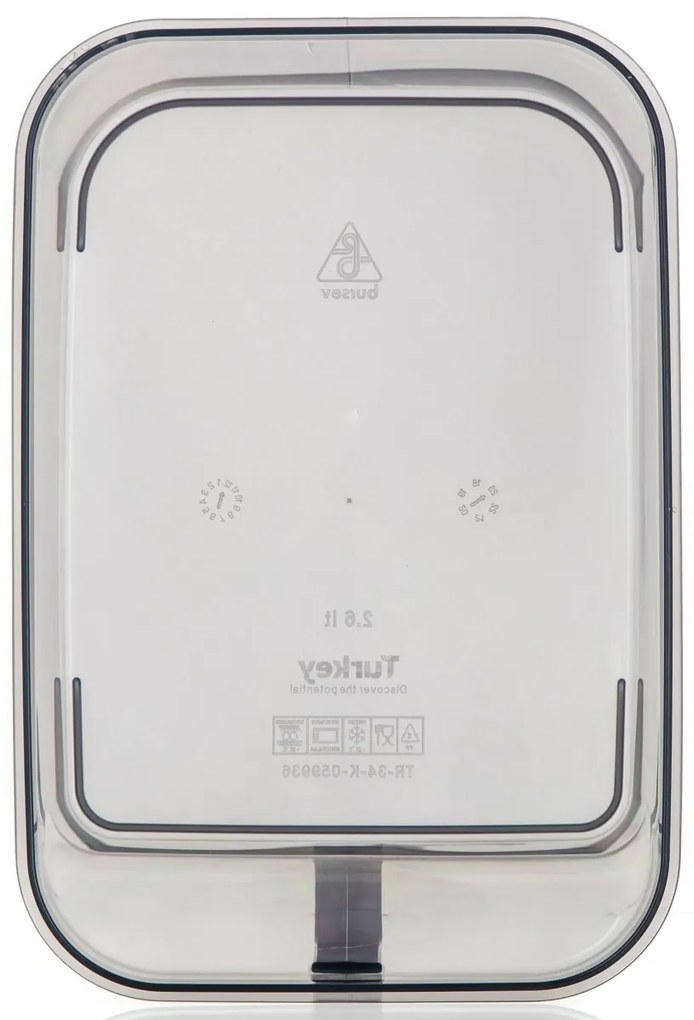Banquet Pojemnik do przechowywania z uchwytem ZOYA2,6 l, dymny, 2,6 l