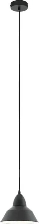 Eglo 54514 - LED żyrandol na lince 1xE27/6W/230V czarny