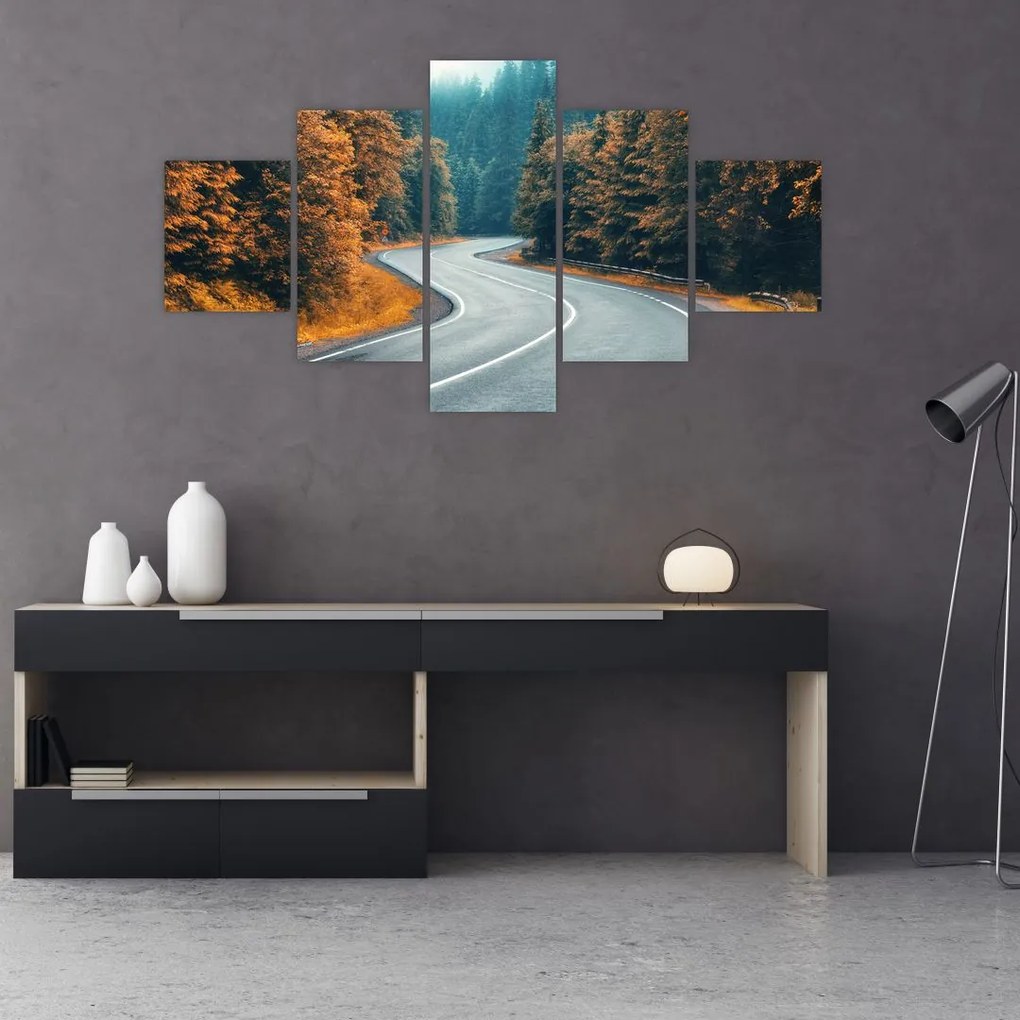 Obraz - Kręta droga (125x70 cm)
