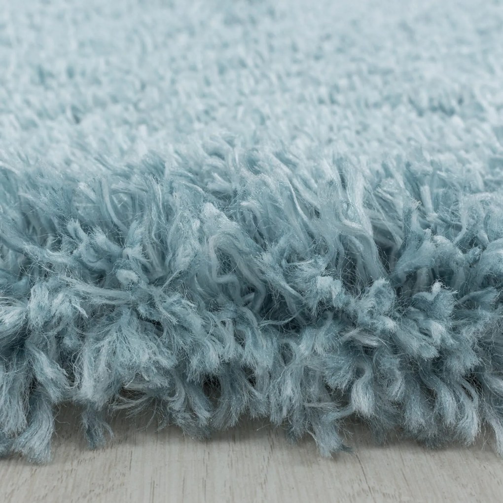 Dywan shaggy Fluffy Super Soft błękitny 120 cm x 170 cm
