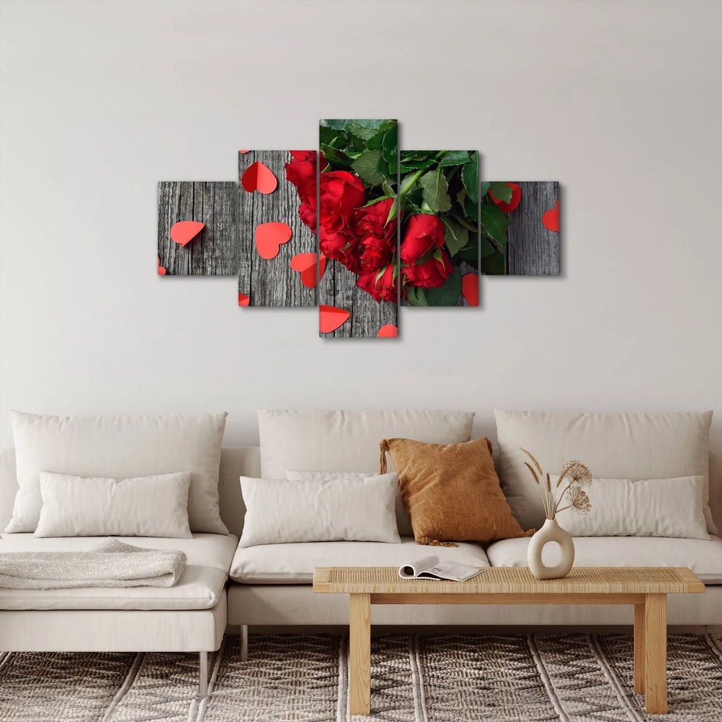 Obraz róż (125x70 cm)
