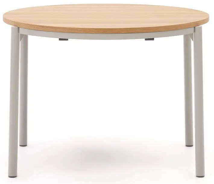 Okrągły rozkładany stół z blatem w dekorze dębu ø 90 cm Montuiri – Kave Home
