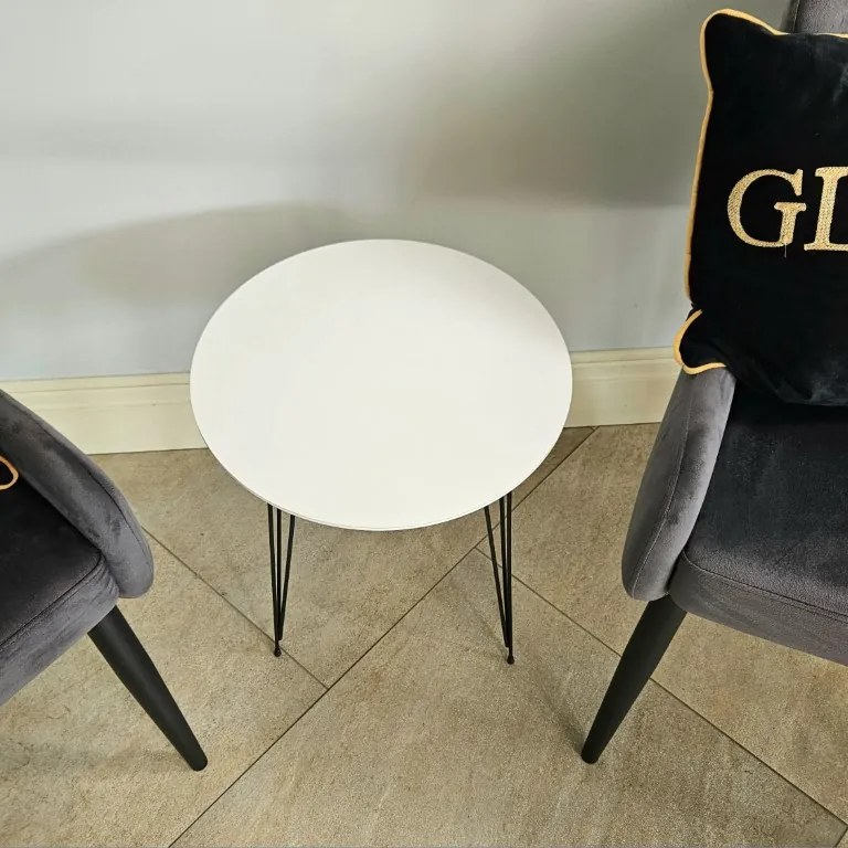 Stolik kawowy , biały blat