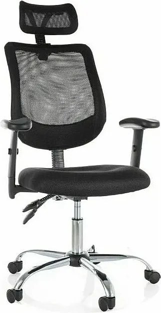 Fotel biurowy Q-118R czarny