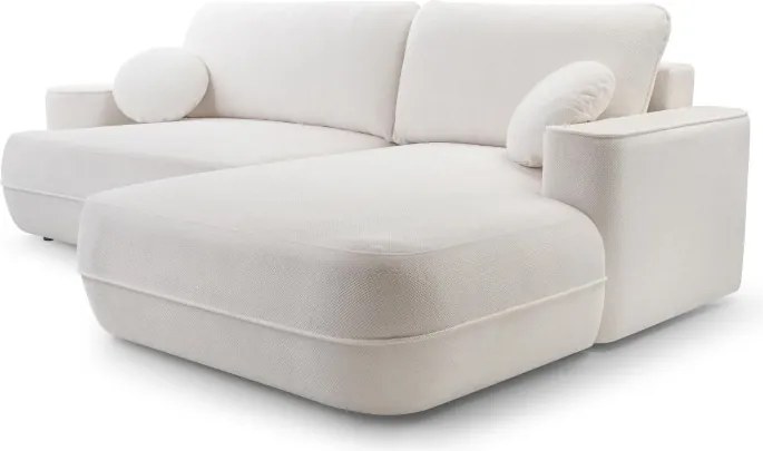 Narożnik FUEGO wolnostojący układ L strona Prawa z funkcją spania w tkaninie Bubble 13