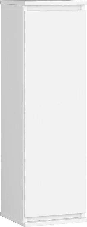 Szafka AKORD W30 Biała 30 cm 1 drzwi kolor Biały mat 3 półki 30x30x99 cm