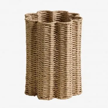 Kosz Z Plecionej Liny I Metalu Tadinov ↑35 Cm - Sklum