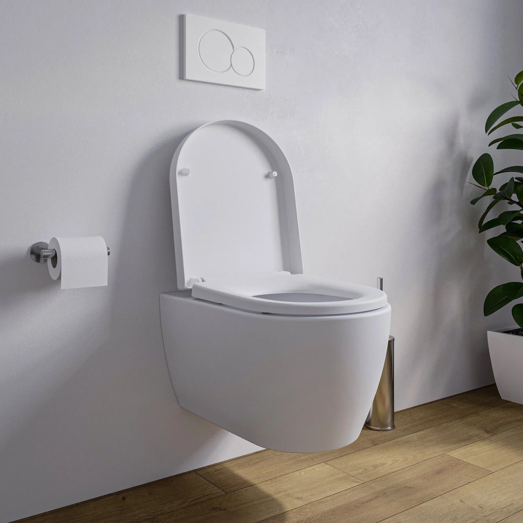 Miska WC wisząca bezkołnierzowa NT2038