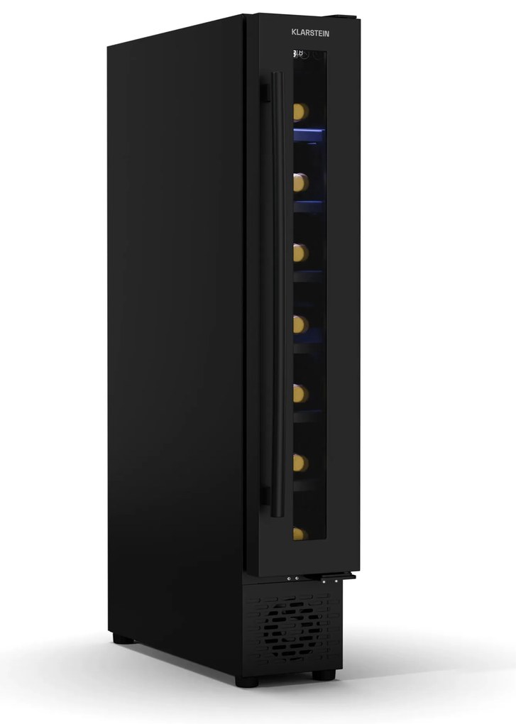 Klarstein Vinesse 14.5cm 7 Butelek Winiarka do Zabudowy Czarny