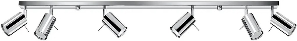 Podłużny plafon z regulowanymi reflektorami - EX686 P6-W11