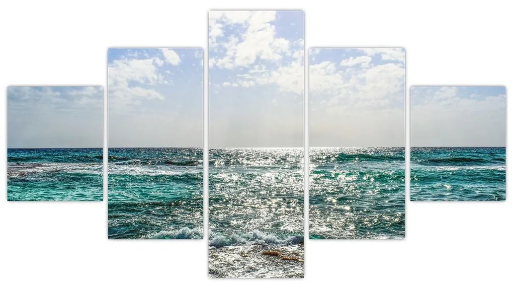 Obraz powierzchni morza (125x70 cm)