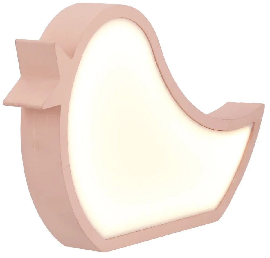 Różowa lampka dziecięca Bird – Candellux Lighting