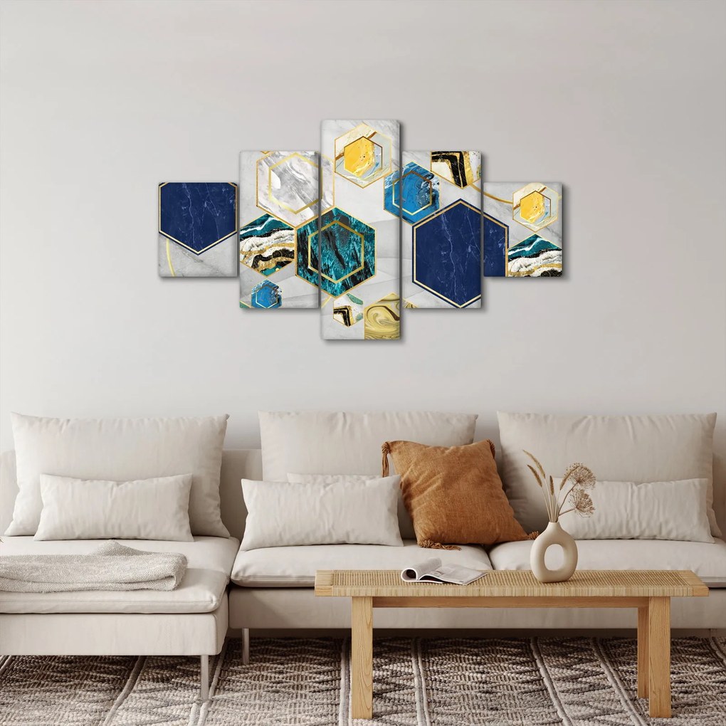 Obraz - Marmurowa kompozycja (125x70 cm)