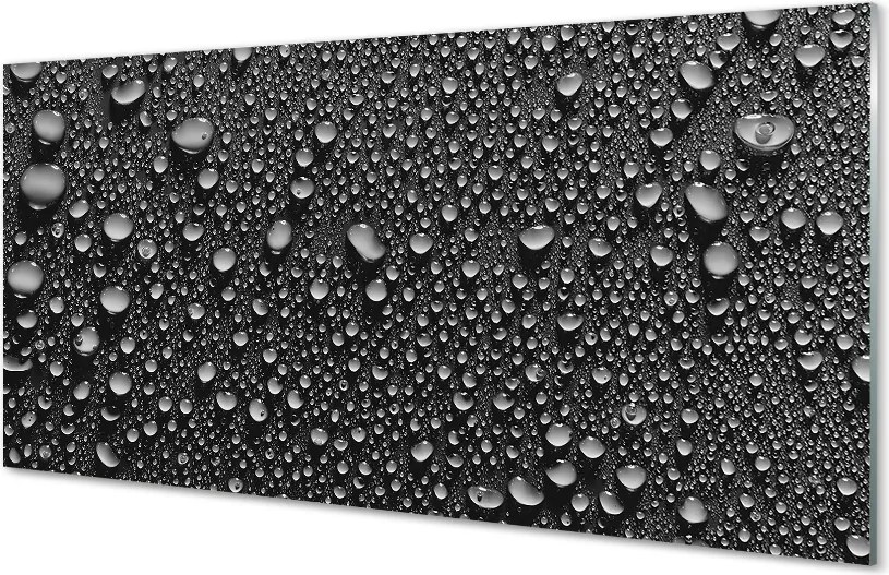 Szklany Panel Kryształowe Krople Wody