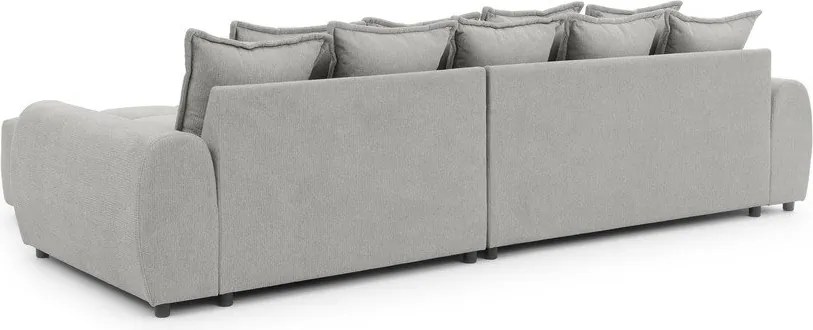 Jasnoszary narożnik (prawostronny/z szezlongiem) Albane – Ropez