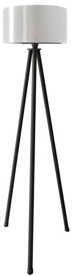 Lampa stojąca AYD 1xE27/40W/230V czarna/biała