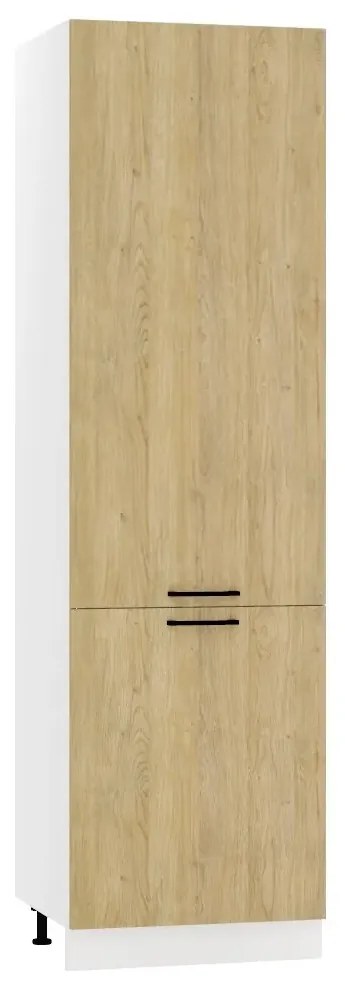 Szafka pod zabudowę lodówki 60 DENIS D60 LO/2133 P/L dąb London STOLKAR