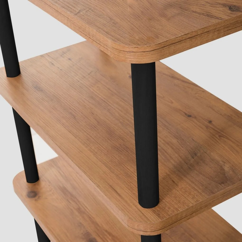 Regał Zen Black and Atlantic Pine