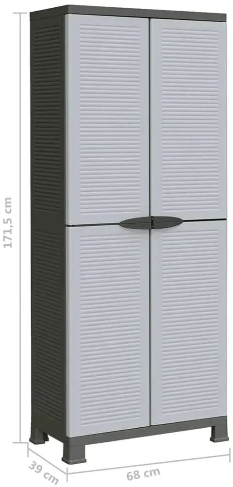 Szara szafa gospodarcza T4-B40