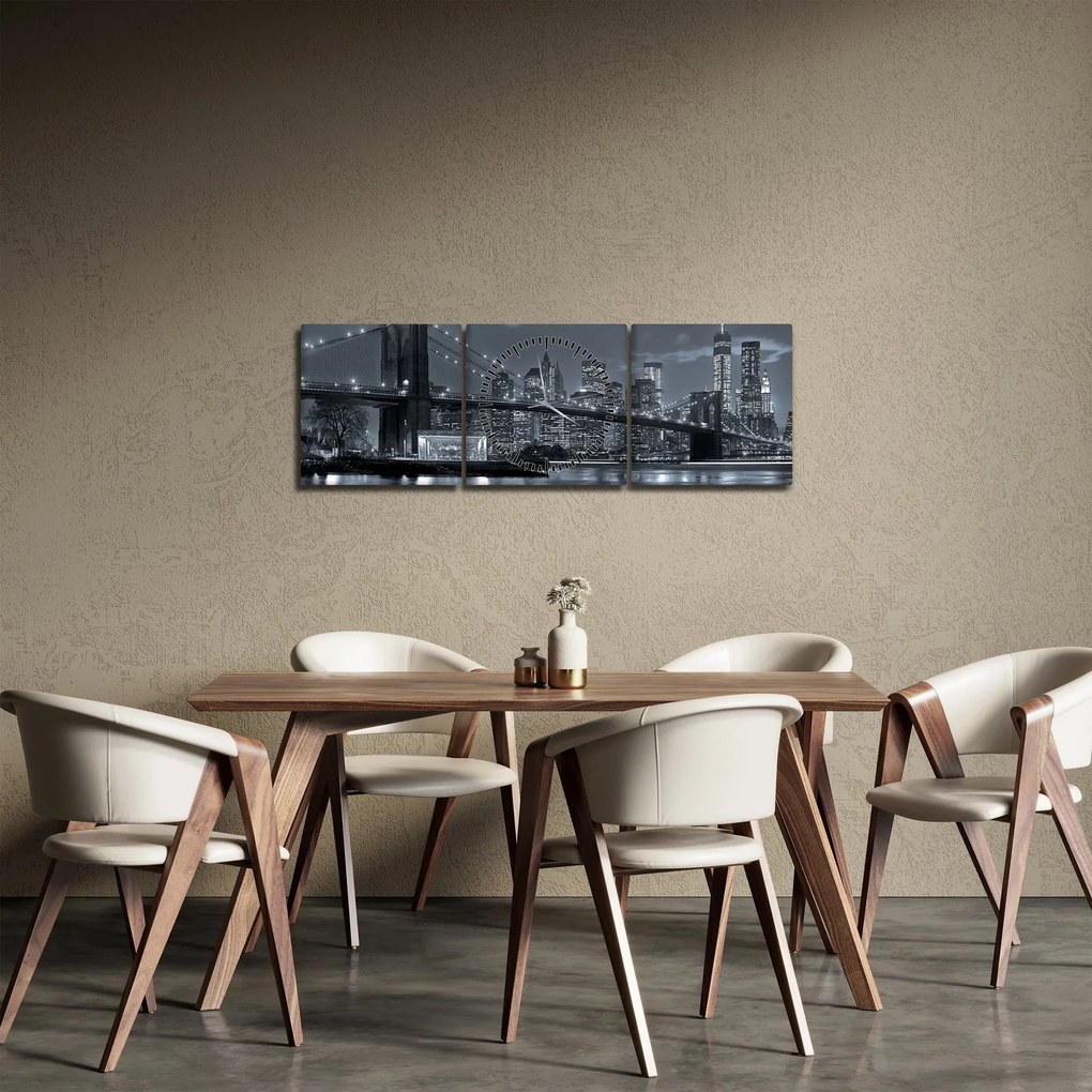 Obraz - Większość (z zegarem) (90x30 cm)