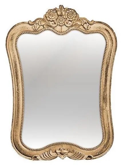 Lustro ścienne 49x69 cm złoty